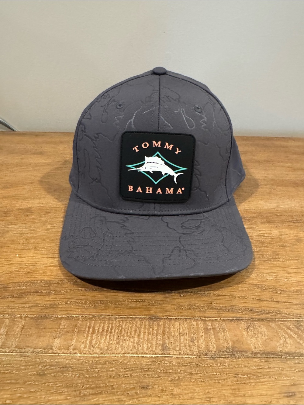Tommy Bahama Gray Marlin Patch Hat